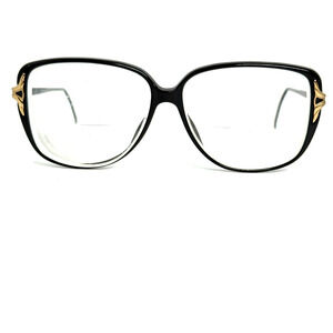 Tura Mod-517 EBO HGP Vintage 80's Womens Eyeglasses Frames Black 20331‎